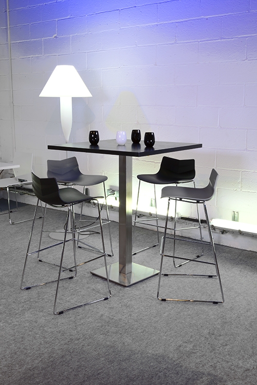 Tabouret Leaf - black